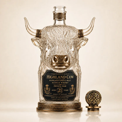 Highland Cow Whiskey Decanter – Collector's Edition