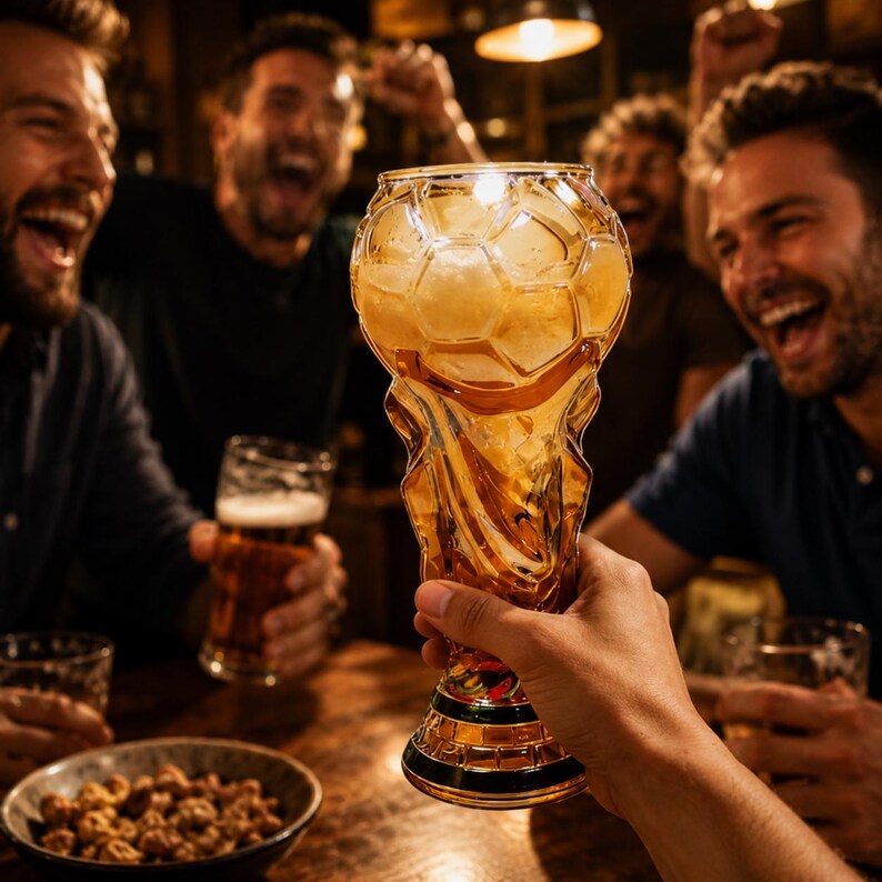 World Cup 2026 Trophy Beer Glass