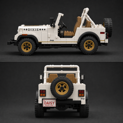 The Dukes of Hazzard - Daisy's Jeep CJ-7 Building Set