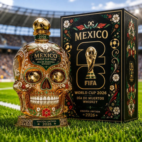 Mexico-Inspired Día de Muertos Skull Bottle