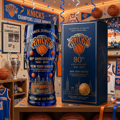 NY Knicks 80th Anniversary Collector Pint Glass