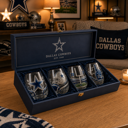 Dallas Cowboys Wine Glass