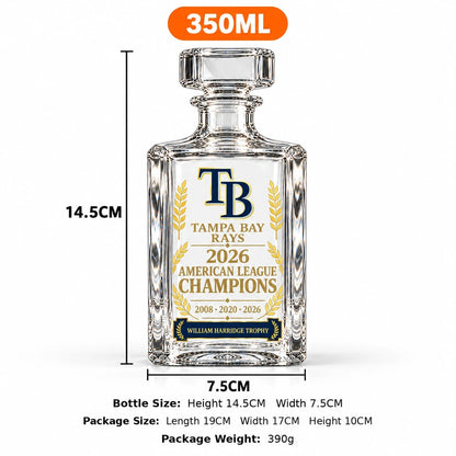 Rays AL Champions decanter 350 ml size: 14.5 cm tall, 7.5 cm wide
