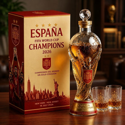 Spain World Cup 2026 Champions Limited Edition Bottle