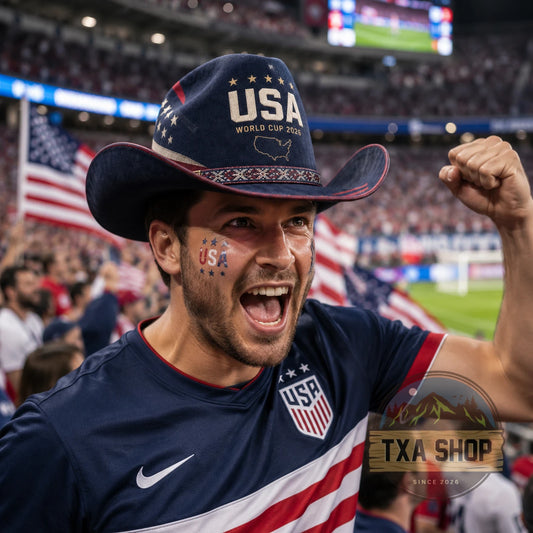 USA National Team World Cup 2026 Cowboy Hat - front view