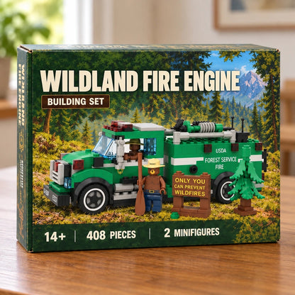 Wildland Fire Engine Building Set box - 14+, 408 pieces, 2 minifigures